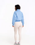 Jaze High-NEck Zip Sweater - Blue Edition