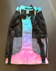 Equipment Mesh Bag on a black surface shown from the back.