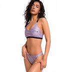ZEBRA LILA - Top de Bikini